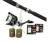 FISH-XPRO 2.40m Ensemble de Canne à pêche Winklepicker Pro - pour Les pêcheurs Sportifs exigeants - Durable et léger - Précision et Puissance ultimes - Ensemble Complet avec Moulinet