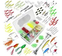 FISH-XPRO Ensemble d'accessoires de Poisson prédateur 215 pièces (boîte à taques) - Kit Complet pour pêcheurs prédateurs - Tout pour la Perche, Le Sandre et la pêche au brochet. Transport organisé et