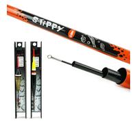 FISH-XPRO Kit Canne à pêche Fixe de 5m - Canne à pêche télescopique - Ensemble de pêche - Set de flotteurs - Boîte à Objets - 2 Harnais - Flotteurs - Hameçons - Plombs