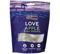 Fish4Dogs Love Apple Fish Wraps, variété, 0,1 kg