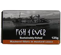 Fish4Ever Mackerel Fillets in Mustard Sauce 125g (Case of 10)