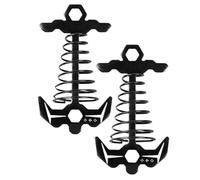 Fishbone Deck Anchors - Aluminum Alloy 84mm Tool, Windproof Canopy Fixed Buckle Clamps, Camping Boardwalk Rope Stabilizers, Outdoor Hiking Fasteners for Boating Picnic Men Women Life