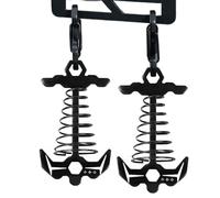 Fishbone Deck Anchors - Tent Stakes for Outdoor | Spring Tie Down with Secure Grip, Portable Camping Tool, Picnic Hiking Boating Accessory, Garden Lawn Gear for Teens and Adult