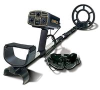 Fisher Aquanaut 1280-X Détecteur de métaux avec bobine d'araignée de 20,3 cm, étanche jusqu'à 76 m, contrôle de la discrimination, capacité eau salée et eau douce, design léger pour la plage, le surf