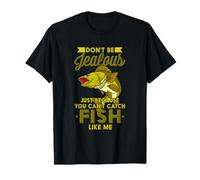 Fisher Baitcast Catch Pêcheur Crochet Pêcheur Pêcheur Pêche T-Shirt