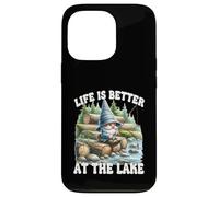 Fisher Gnome For Fishing Grandpa Life Is Better At The Lake Coque pour iPhone 13 Pro