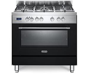 Fisher & Paykel Appliances Italy SpA Cuisinière à gaz avec four électrique ventilé, 5 feux, 90x60 cm, noir