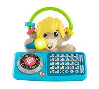 Fisher - Price Animal Band - Lello le Torello Prime Mots taureau interactif pour l'apprentissage avec touches en forme de lettre et 115 chansons, lumières et microphone, jouet pour enfants, 9+ mois,