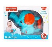 Fisher Price - Arrosoir pour Enfant éléphant - Poignée Ergonomique - Système Simple de Collecte et d'éjection d'eau - Jouets de Bain et de Plage - Jouet de Bain pour bébés (Deqube 920D00095)