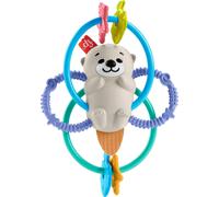 Fisher-Price Baby Rattle and BPA-Free Teething Toy with Flexible Rings for Newb