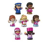 Fisher-Price Barbie, Pack de Figurines Little People, 7 Figurines Barbie, Maison de Poupées, Jouet d'activité et développement, De 18 Mois à 5 Ans, HCF58