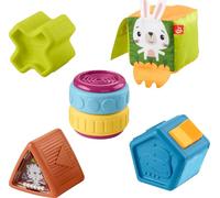 Fisher-Price Blocs sensoriels d'activité pour bébé avec activités motrices fines pour nourrissons et tout-petits à partir de 6 mois