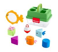 Fisher-Price Trieur de formes La Forêt de l’Amitié JLB85 – Filet de pêche, 6 blocs dès 6 mois