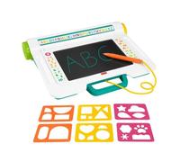 Fisher-Price Tablette Bureau Apprentissage et Dessin pour écrire et dessiner sans se salir avec écran LCD, idéale pour les déplacements des enfants à partir de 3 ans., JDL70