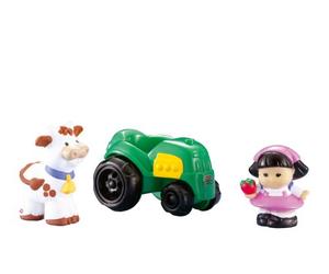 Fisher-Price - C4309 - Jouet Premier Age - Vehicules Little People - Tracteur