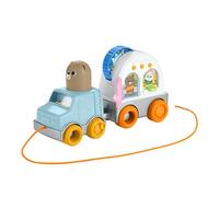 Fisher-Price Camping-Car à Tirer La Forêt de l’Amitié, avec activités sensorielles pour Les Enfants à partir de 1 an, JKD52
