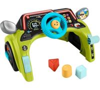 Fisher-Price Centre d’activités Ma Première Voiture Rires et Éveil, Jouet d’Apprentissage pour bébé et Enfants à partir de 6 Mois, Version multilingue, HYR92