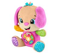 Fisher-Price Jouet d'apprentissage Ridi et Apprenez Smart Stages peluche musicale rose 6+ mois