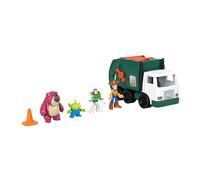 Fisher Price Coffret Imaginext Toy Story avec Buzz l’Éclair de 8 cm, figurines articulées Woody et Lotso, Alien et véhicule, JLC41