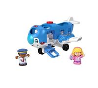 Fisher-Price Coffret L’Avion Little People (Version multilingue), Avion Musical avec Figurines, Jouet Enfant, Dès 1 an, HJN37