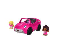 Fisher-Price Coffret Little People Cabriolet de Barbie avec 1 véhicule sonore à