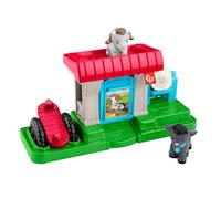 Fisher Price Coffret pour tout-petits La Chèvrerie des Little People avec 2 figurines et un accessoire, à partir de 1 an, HWR85