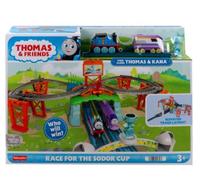 Fisher-Price Coffret Thomas Et Ses Amis De La Coupe De Chicalor Avec Locomotives Thomas Et Kana Pousser Et Circuit Jouet Enfant D S 3 Ans Hfw03