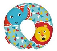 Fisher-Price coussin de nuque éléphant & lion junior 28 cm bleu/rouge Bleu G