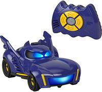 Fisher-Price DC Batwheels HRB24 Voiture télécommandée Bam la Batmobile transformant Le Jouet RC avec lumières, Sons et Phrases de Personnages pour Enfants de 3 Ans et Plus