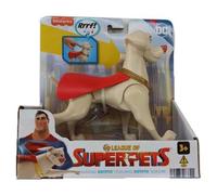 Fisher-Price Figurine articulée Krypto Super-chien HJF30 – 15 cm, jouet sonore 10+ aboiements
