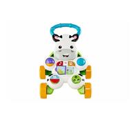 Fisher-Price Déambulateur zèbre Parlant Premiers Pas avec Musique et lumières + 6 Mois (Mattel ) Multicolore - GXC34