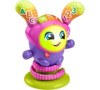 Fisher-Price DJ Le Robot Danseur à Rebond | Petit Robot d'Éveil 4 en 1 sur Ressort | Jouet Bébé 9 Mois à 36 Mois | Jeu Musical Bébé 1 an Multicolore avec Lumières et Sons, Version: UK-Anglais , HRC48