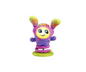 Fisher-Price DJ le Robot Danseur à Rebond | Petit Robot d'Éveil 4 en 1 sur Ressort | Jouet Bébé 9 Mois à 36 Mois | Jeu Musical Bébé 1 An Multicolore avec Lumières et Sons, Version: Polonais, HRD21