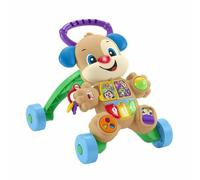 Fisher-Price Doggie First Steps - Laugh & Learn, Multilingual Edition, Musical Walking Toy ; Jouet pour les bébés et les enfants de plus de 6 mois