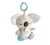 Fisher-Price Doudou Koala à emporter, veilleuse Musicale apaisante en Peluche avec des Sons d’Ambiance ou de la Musique, pour bébés dès la Naissance, JBD65