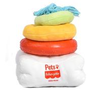Fisher-Price for Pets Attack-A-Stack Jouet pour chien et chiot Jouet multifonction pour stimulation mentale