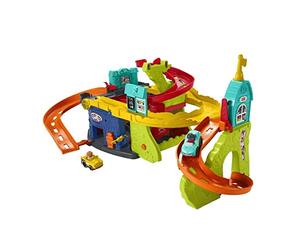 Fisher-Price HBD77 - Little People Siège & Steh - Jeu 2 en 1 avec véhicule de 1 à 5 Ans