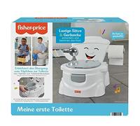 Fisher-Price HJC38 - Meine erste Toilette - Töpfchen für Babys, deutsche Version, interaktives Trainingstöpfchen mit Musik und Geräuschen