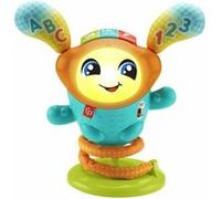 Fisher-Price Mon Petit DJ | Petit Robot Jouet sur Ressort 4 en 1 | Jouet Interactif Bébé 9 Mois à 36 Mois, Version: Anglais, UK; Italien; Portuguese; Espagnol, Castillan, HJP91