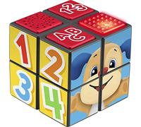 Fisher-Price HNH08 Jouet d'apprentissage pour bébé avec lumières Musique et activités motrices Fines Rire et Apprentissage du Chiot Version Anglaise Britannique