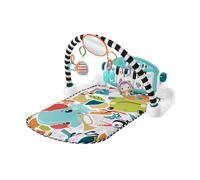 Fisher-Price HWY58 Tapis d'activités pour bébé Glow and Grow Kick & Play Piano Gym, jouet musical portable avec apprentissage intelligent des étapes, à partir de 0 mois, bleu, version anglaise Queens