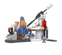 Fisher-Price Imaginext Base de Lancement de Buzz l’Éclair, Coffret interactif avec Ascenseur et Lanceur Star Command, Jouet interactif avec lumières et Sons, Dès 3 Ans, HGT25
