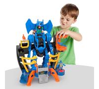 Fisher-Price Imaginext Coffret Centre De Commande Robot Batman DC Super Friends avec Robot Détachable De 25 Cm, Figurines Batman Et Robin 8 Cm Incluses, Jouet Enfant, De 3 Ans À 8 Ans, HML02
