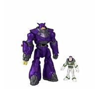Fisher-Price Imaginext Coffret de Figurines articulées Buzz l’Éclair (7,5 cm) et Mega Zurg (18 cm), avec Lanceur de projectiles, Jouet Enfant, à Collectionner, Dès 3 Ans, HGT34