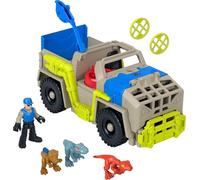 Imaginext Dinosaur Transport Truck And Figures Playset Jaune