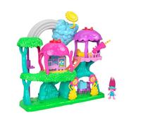 Imaginext Coffret Musical Interactif Dreamworks Trolls © Cabane Arc-en-Ciel Sons Et Lumières, Figurine Reine Poppy Articulée, 7 Éléments Inclus, Jouet Enfant, De 3 Ans À 8 Ans, HML49