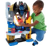 Fisher-Price Imaginext Coffret Quartier Général DC Super Friends avec Lumières Et Sons, Figurines Batman Et Superman, Jouet Enfant, Dès 3 Ans, HNW08