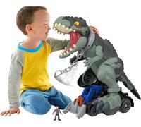 Fisher-Price Imaginext Coffrets de Personnages Jurassic World, Figurine Dinosaure (40,5 cm) avec lumières, Sons et mouvements, à Collectionner, Dès 3 Ans, GWT22