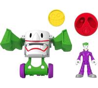 Fisher-Price Jouet imaginext DC Super Amis Manettes de Vitesse Le Joker et laff Mobile