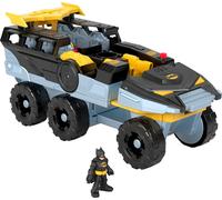 Fisher-Price Imaginext DC Super Friends Bat-Tank Transformable avec figurine sons, lumières et projectiles pour les enfants à partir de 3 ans, HVY04